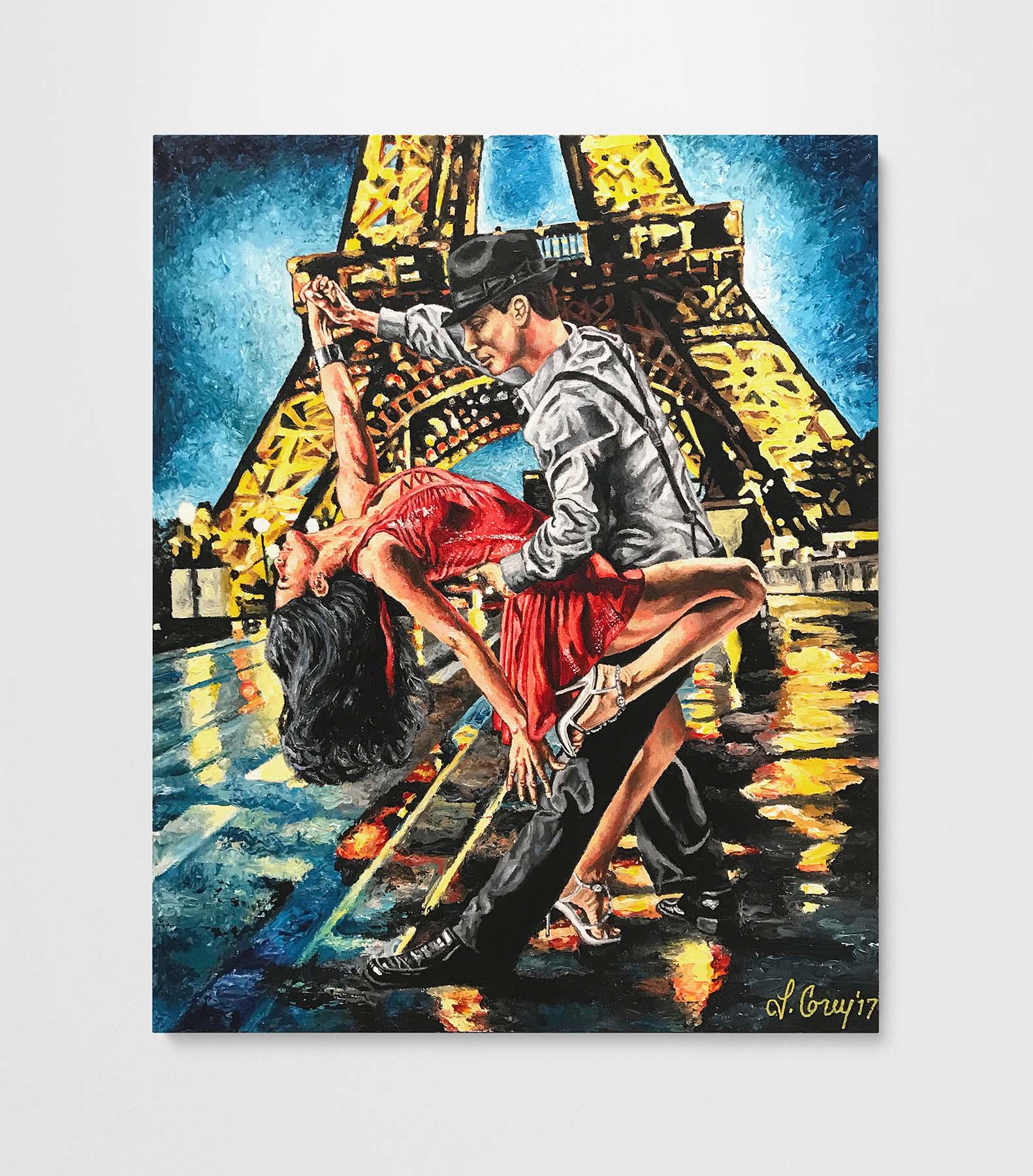 From Paris with Love Original Painting