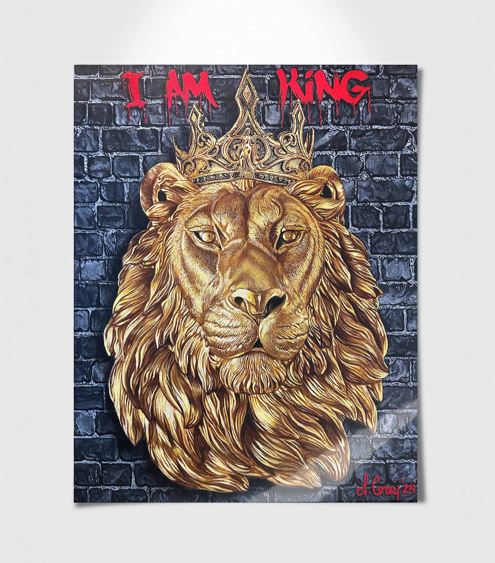 I AM King print