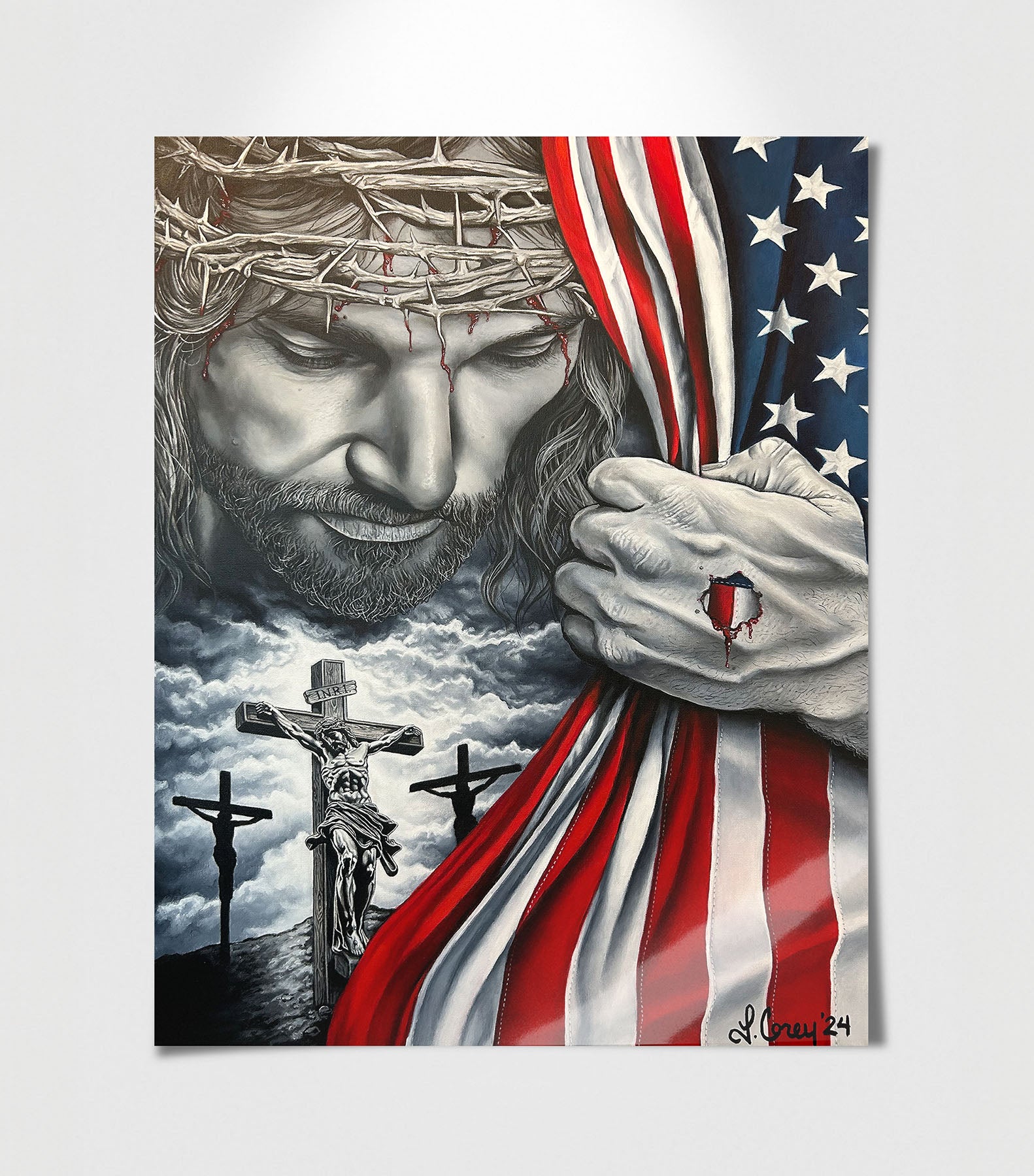 God and Country Print