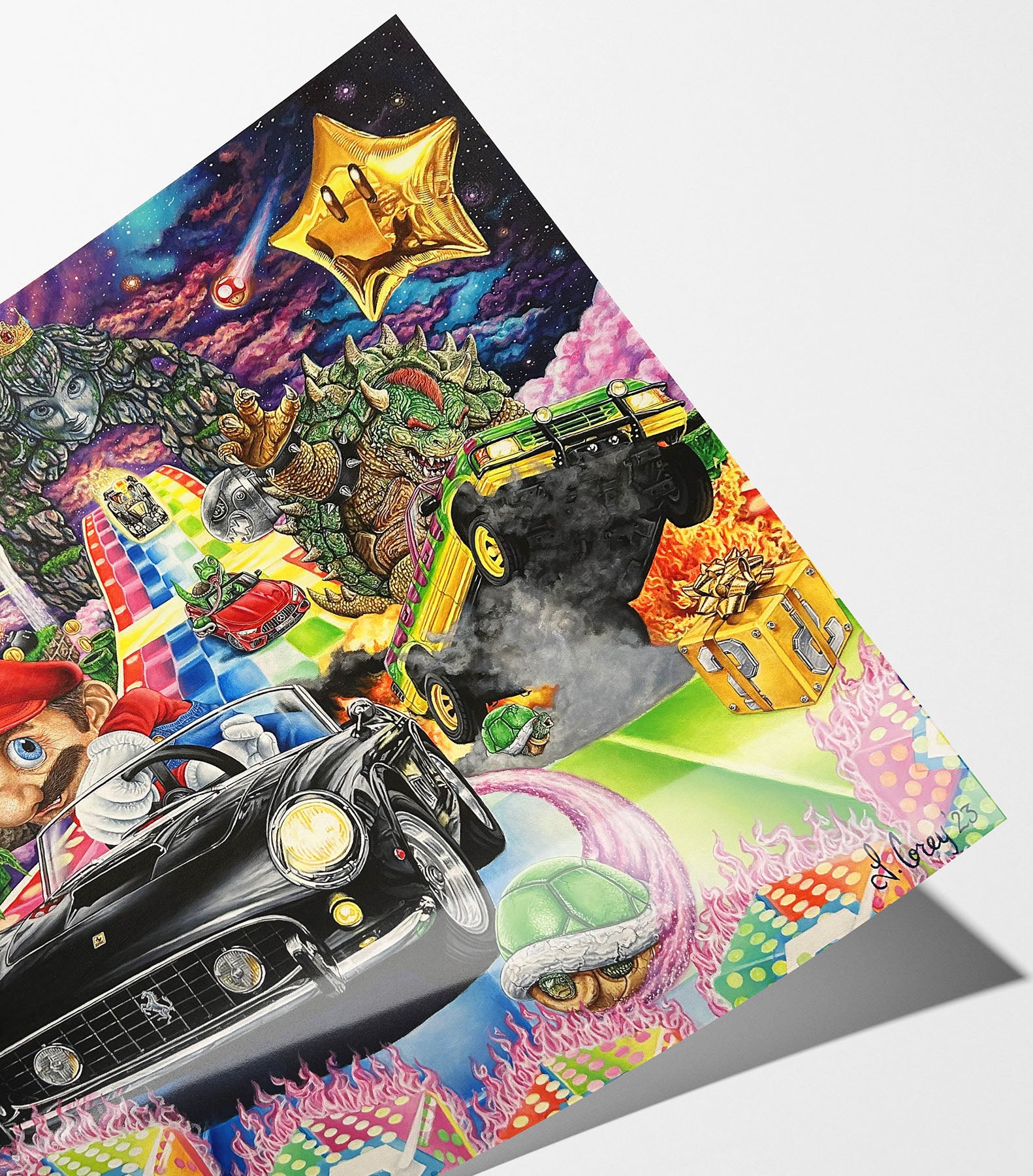 Rainbow Ride Print – JCorey Art By Jarred Corey